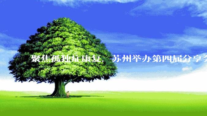 聚焦孤独症康复，苏州举办第四届分享会探索科技赋能新方案_关爱_体系_治疗
